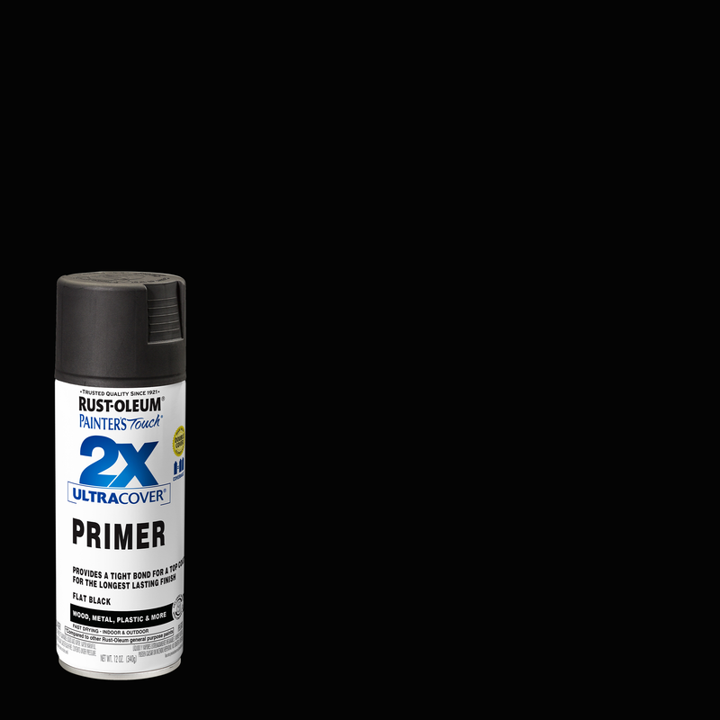 Rust-Oleum Painter's Touch 2X Ultra Cover Primer Spray can, with Color Swatch