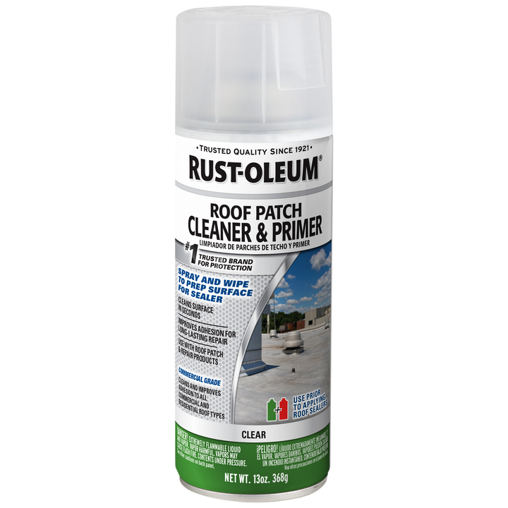 Rust-Oleum Roofing Roof Patch Cleaner & Primer - Effective and Easy-to-Use Solution for Roof Maintenance and Preparation