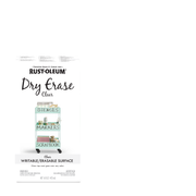 Image of Rust-Oleum Specialty Dry Erase Brush-On Paint Kit, showcasing the paint can, brush, and application instructions.