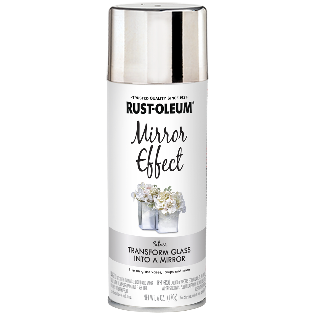 Rust-Oleum Specialty Mirror Effect Spray Paint - Creates a Reflective, Mirror-like Finish on Glass and Acrylic Surfaces
