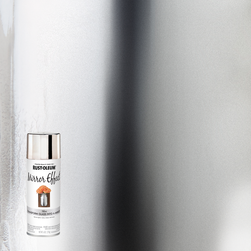 Rust-Oleum Specialty Mirror Effect Spray Paint - Creates a Reflective, Mirror-like Finish on Glass and Acrylic Surfaces