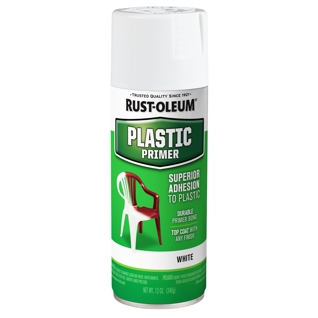 Rust-Oleum Specialty Plastic Primer - White Spray Paint for Plastic Surfaces