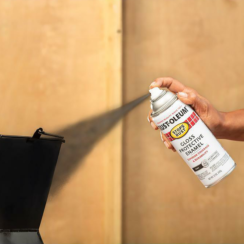 Rust-Oleum Stops Rust Protective Enamel Spray Paint - Durable and weather-resistant enamel spray paint for protecting and beautifying various surfaces.