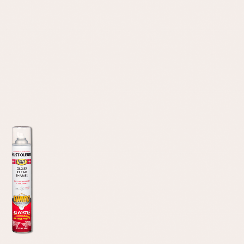 Rust-Oleum Stops Rust Protective Enamel with Turbo Spray System - High-performance spray paint offering superior protection against rust and corrosion, ideal for metal surfaces.