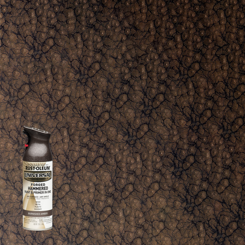 Rust-Oleum Universal Premium Metallic Spray Paint, versatile for any surface, featuring a durable, high-gloss finish.