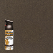 Rust-Oleum Universal Premium Metallic Spray Paint, versatile for any surface, featuring a durable, high-gloss finish.