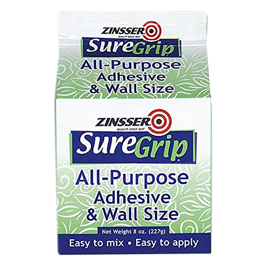 Zinsser SureGrip® All-Purpose Wallpaper Adhesive & Wall Size – 8 oz