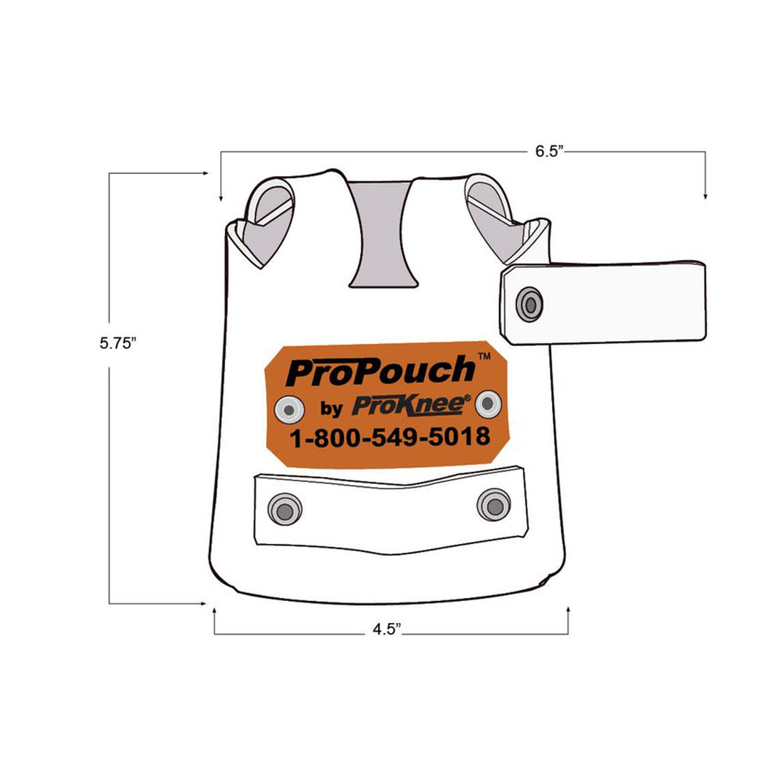 ProKnee ProPouch Dimensions