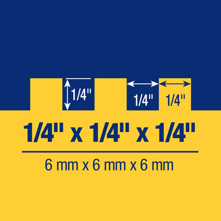 QEP Comfort Grip Stainless Steel Square Notch Trowel, 1/4" x 1/4" x 1/4"