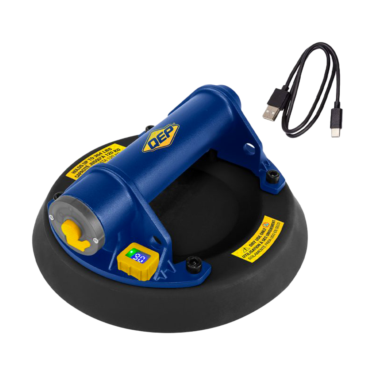 テラキューブ QEP Electric Suction Cup for Tile, Stone, Slabs & Glass | Tile This