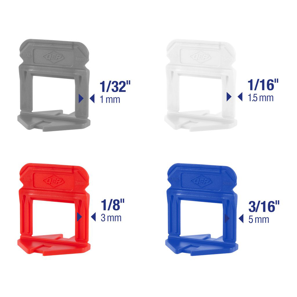 QEP XTREME Tile Leveling System Clips