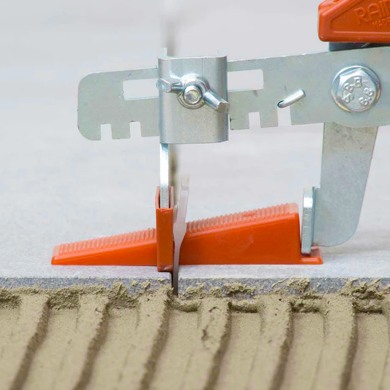 Raimondi 1/32" (1MM) Tile Leveling Clip, wedge and Floor Pliers.