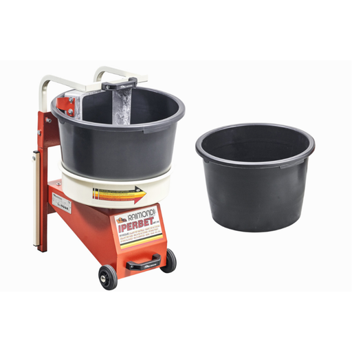 Raimondi MXJPM Iperbet Jobsite Power Mixer with Extra Mixing Bucket