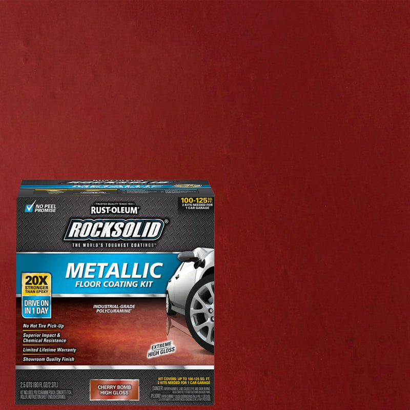Rust-Oleum RockSolid Metallic Garage Floor Coating