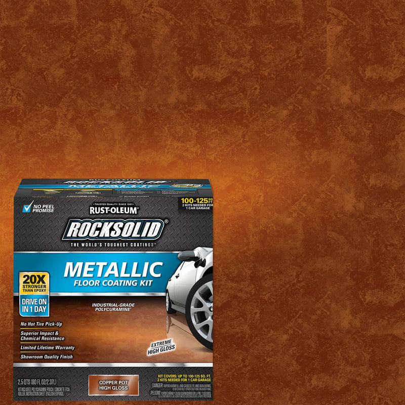 Rust-Oleum RockSolid Metallic Garage Floor Coating