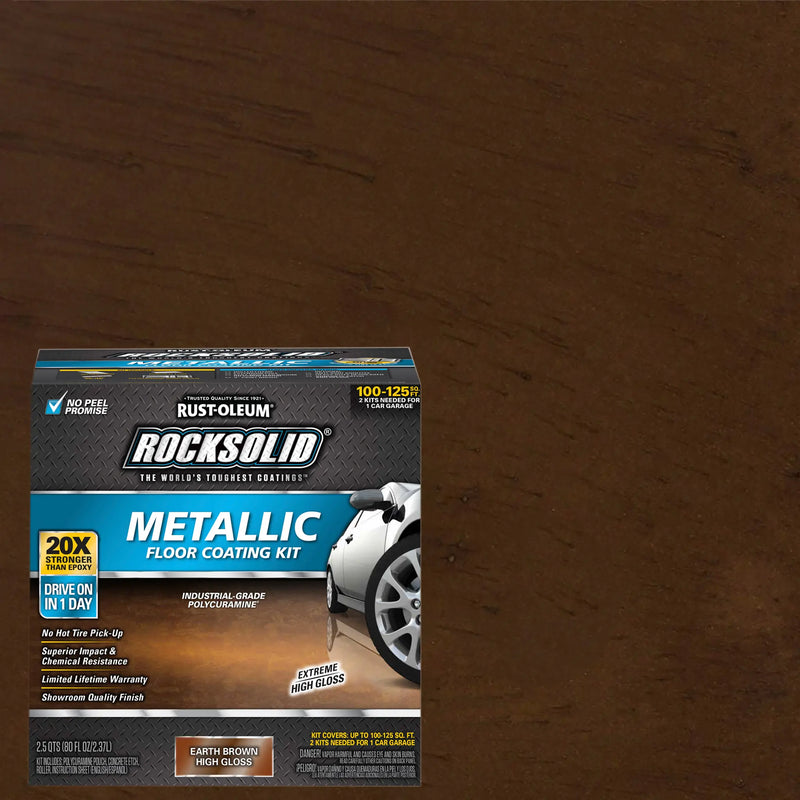 Rust-Oleum RockSolid Metallic Garage Floor Coating