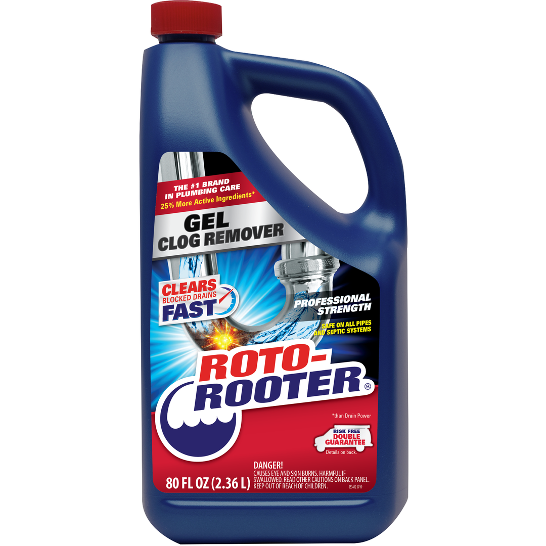 Roto-Rooter Gel Clog Remover - Fast-Acting Drain Cleaner