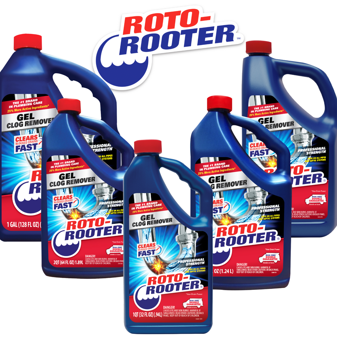 Roto-Rooter Gel Clog Remover - Fast-Acting Drain Cleaner