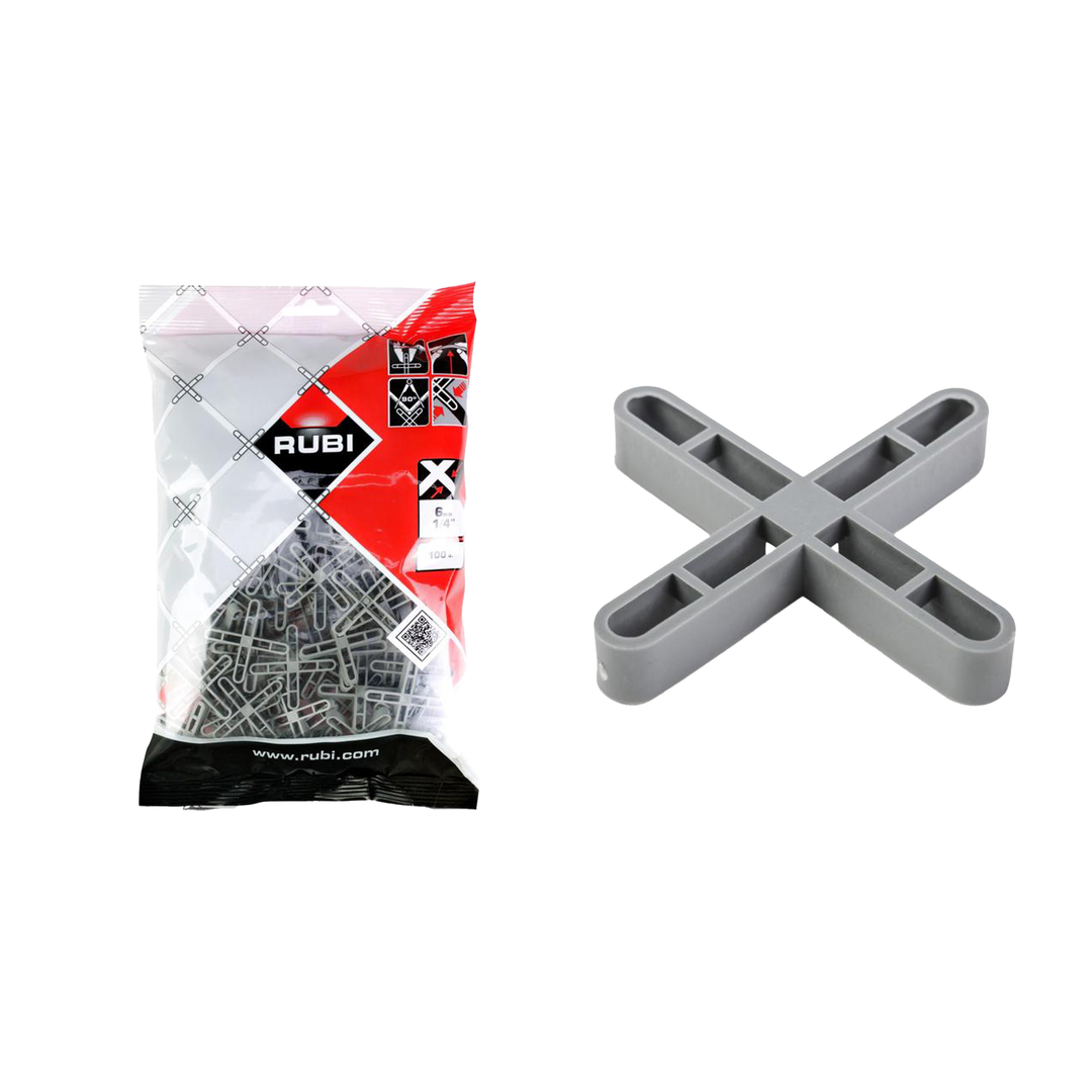 RUBI 1/4" Tile Spacers, Bag of 100