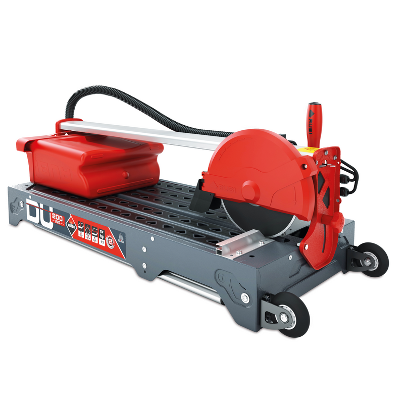 RUBI DU-200 EVO Wet Tile Saw Folded Up