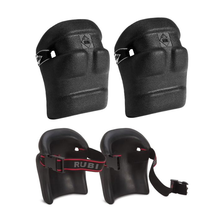RUBI Professional Knee Pads Front and Back View