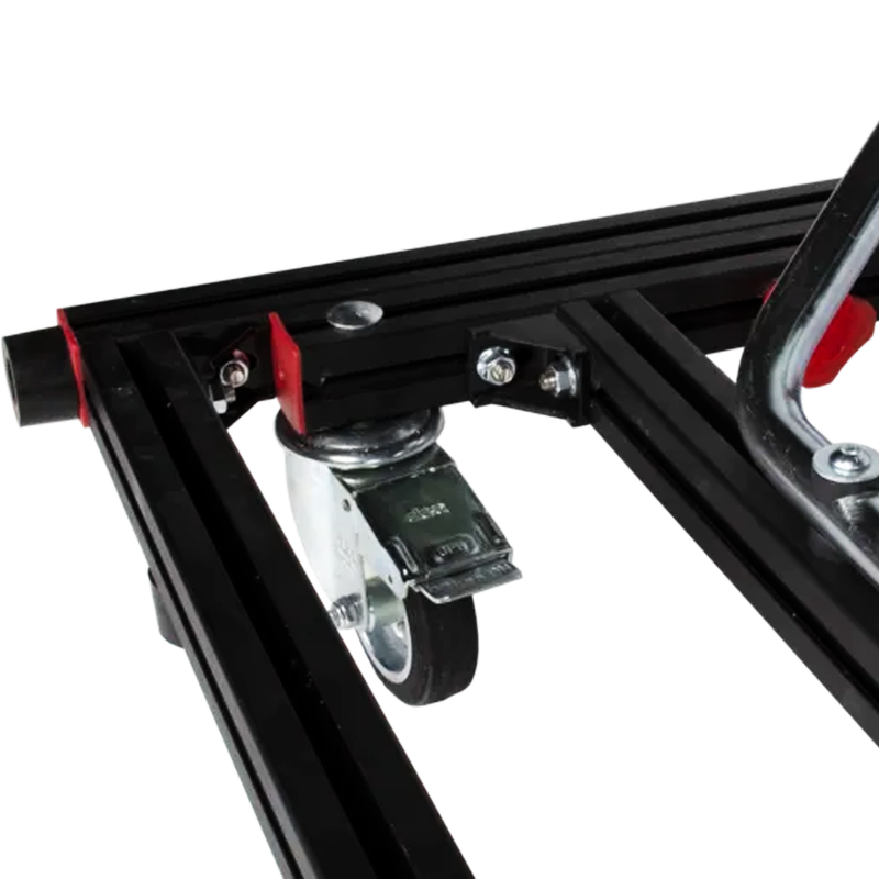 Close-up view of RUBI Slab Trolley Castor