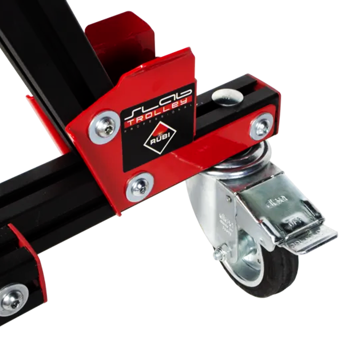 RUBI Slab Trolley Locking Castor Close Up