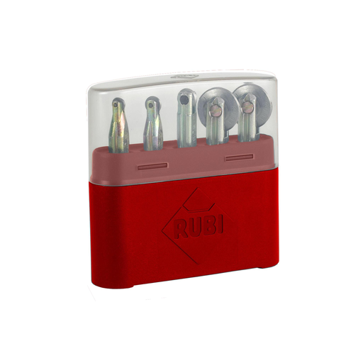 Rubi Tools 5-Piece SILVER TS/TR/SPEED/FAST/STAR Cutter Scoring Wheel Set