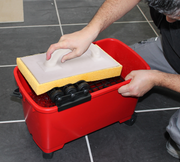 Rubi Tools HIDRO PLUS PRO Plastic Sponge and Handle - High-quality cleaning tool for tile installation and maintenance