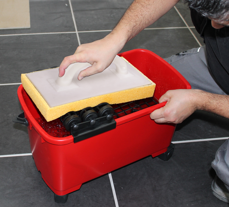 Rubi Tools HIDRO PLUS PRO Plastic Sponge and Handle - High-quality cleaning tool for tile installation and maintenance