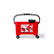 Rubi Tools RUBICLEAN TRIPLE SUPERPRO Wash Bucket - High-capacity wash bucket with triple roller system for efficient tile cleaning and maintenance.