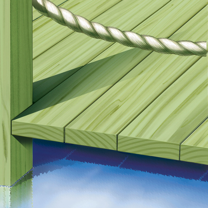 Rust-Oleum WOODLIFE CopperCoat Applied on Water Deck