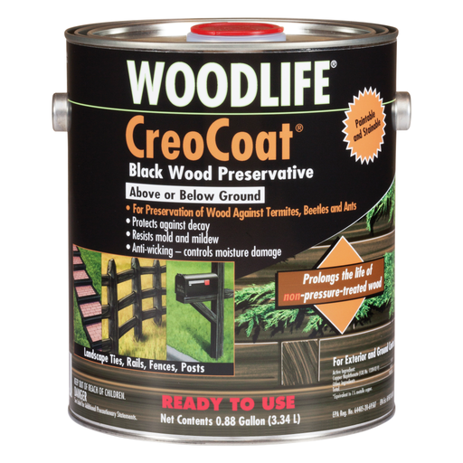 Rust-Oleum WOODLIFE CreoCoat Black Wood Preservative, 1 Gallon