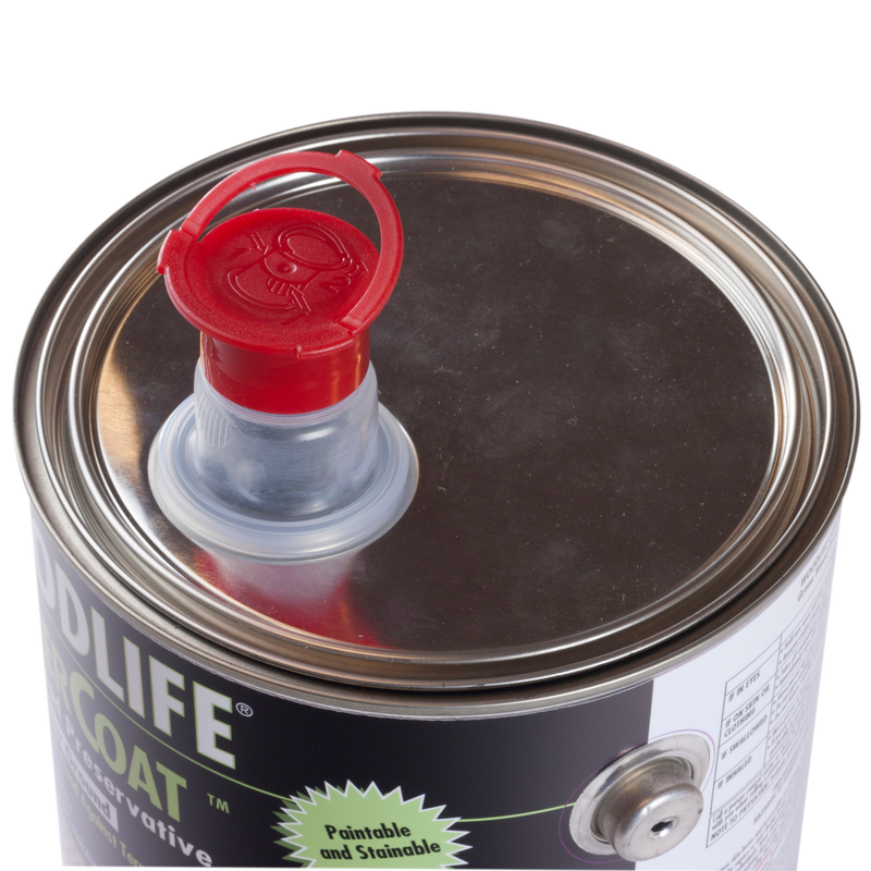 Rust-Oleum WOODLIFE CreoCoat Black Wood Preservative Top Open