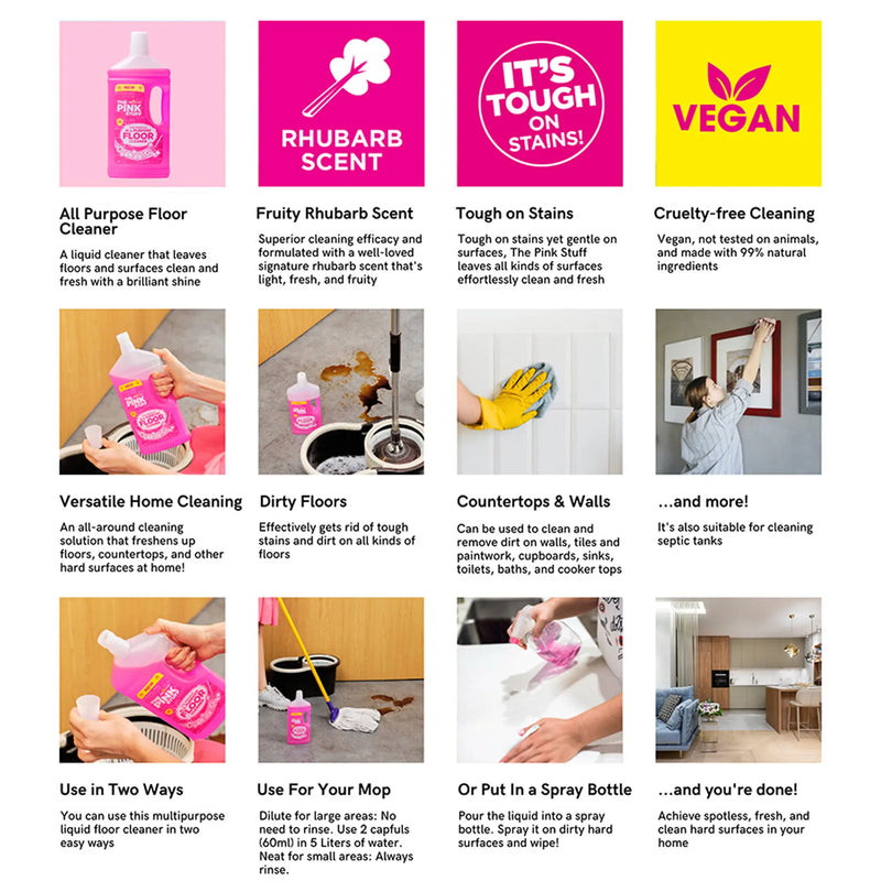 The Pink Stuff Miracle All Purpose Floor Cleaner