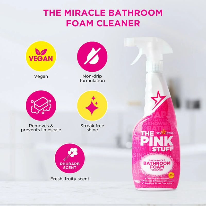 The Pink Stuff Miracle Bathroom Foam Cleaner