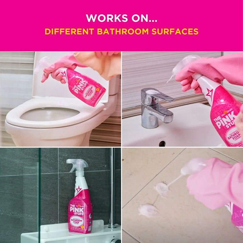 The Pink Stuff Miracle Bathroom Foam Cleaner