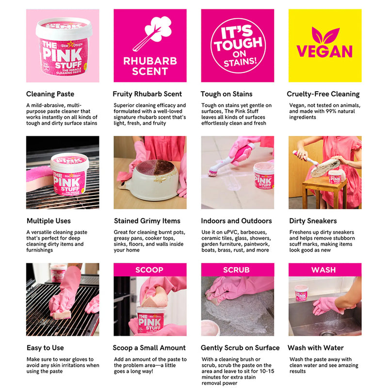 The Pink Stuff Miracle Cleaning Paste