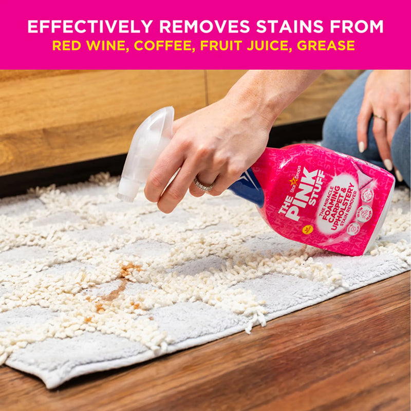 The Pink Stuff Miracle Foaming Carpet & Upholstery Cleaner