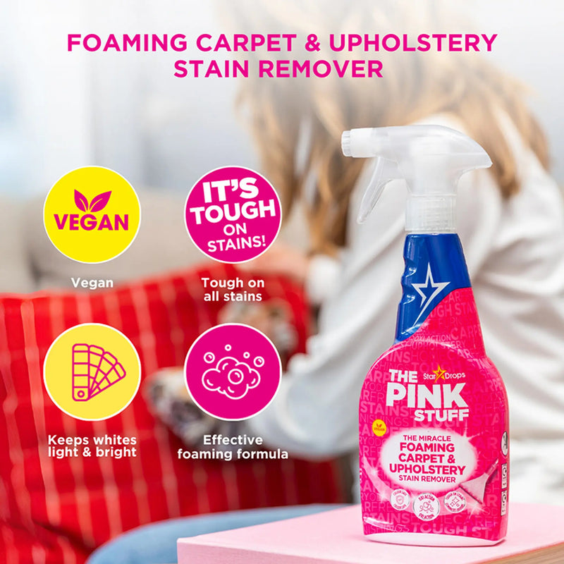 The Pink Stuff Miracle Foaming Carpet & Upholstery Cleaner