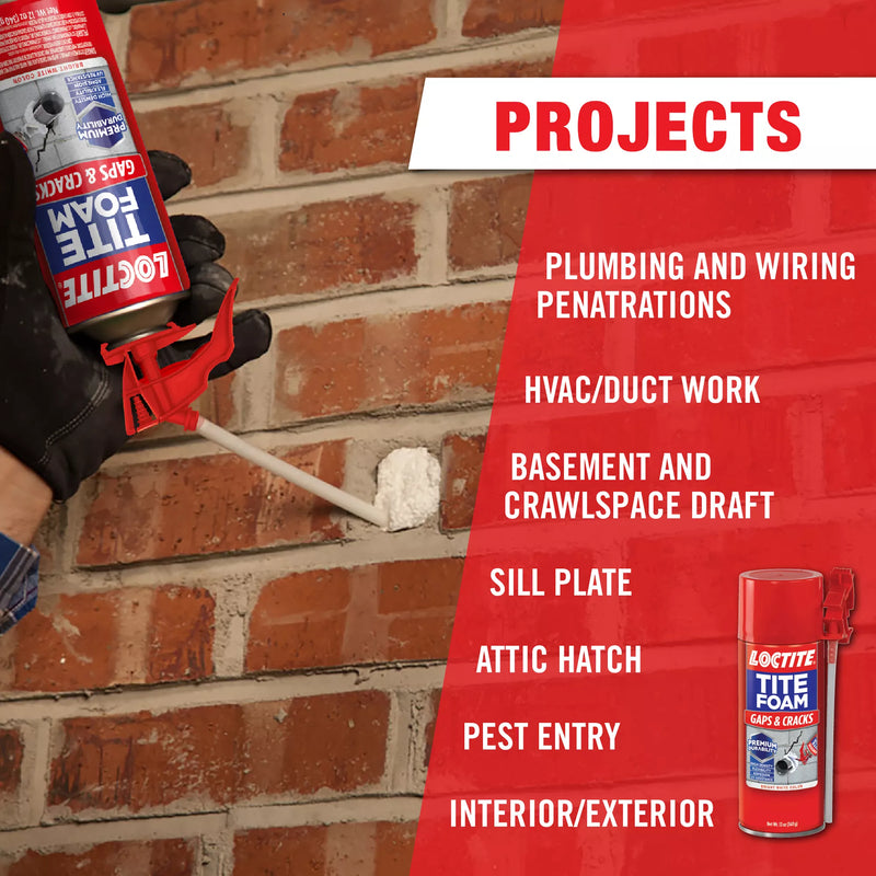 Loctite Tite Foam Gaps & Cracks