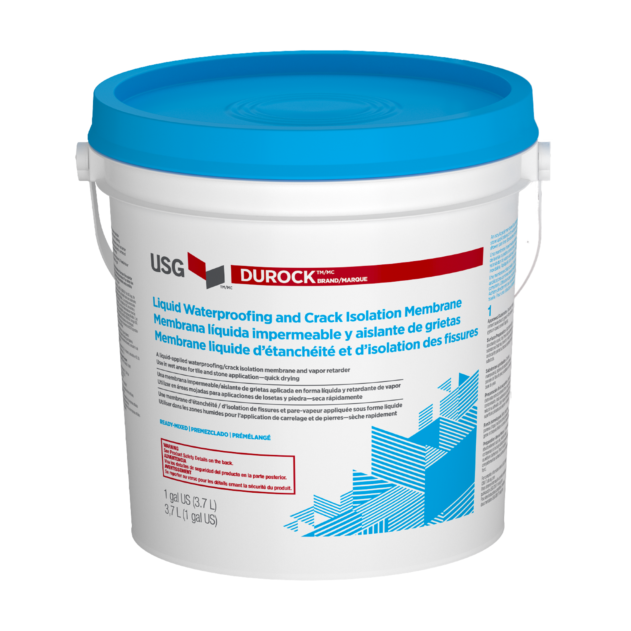 USG Durock Liquid Waterproofing & Crack Isolation Membrane, 1 Gallon