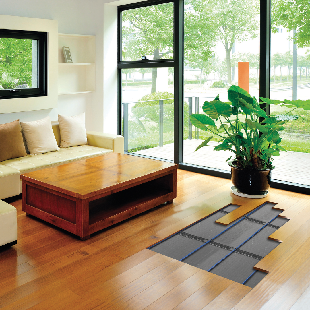Warmup In-Slab Electric Heating Cable System Single level Home Render