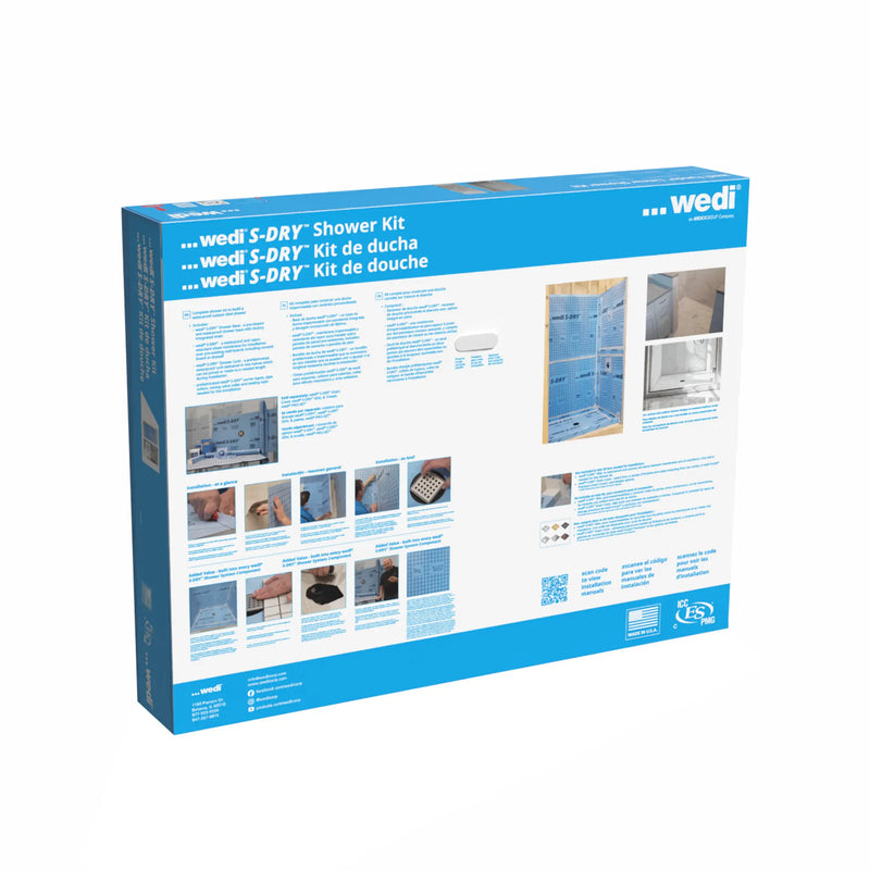 wedi S-DRY Shower Kits