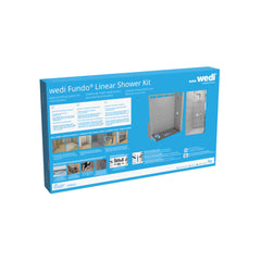wedi Fundo Linear Shower Kit - 32" x 72"