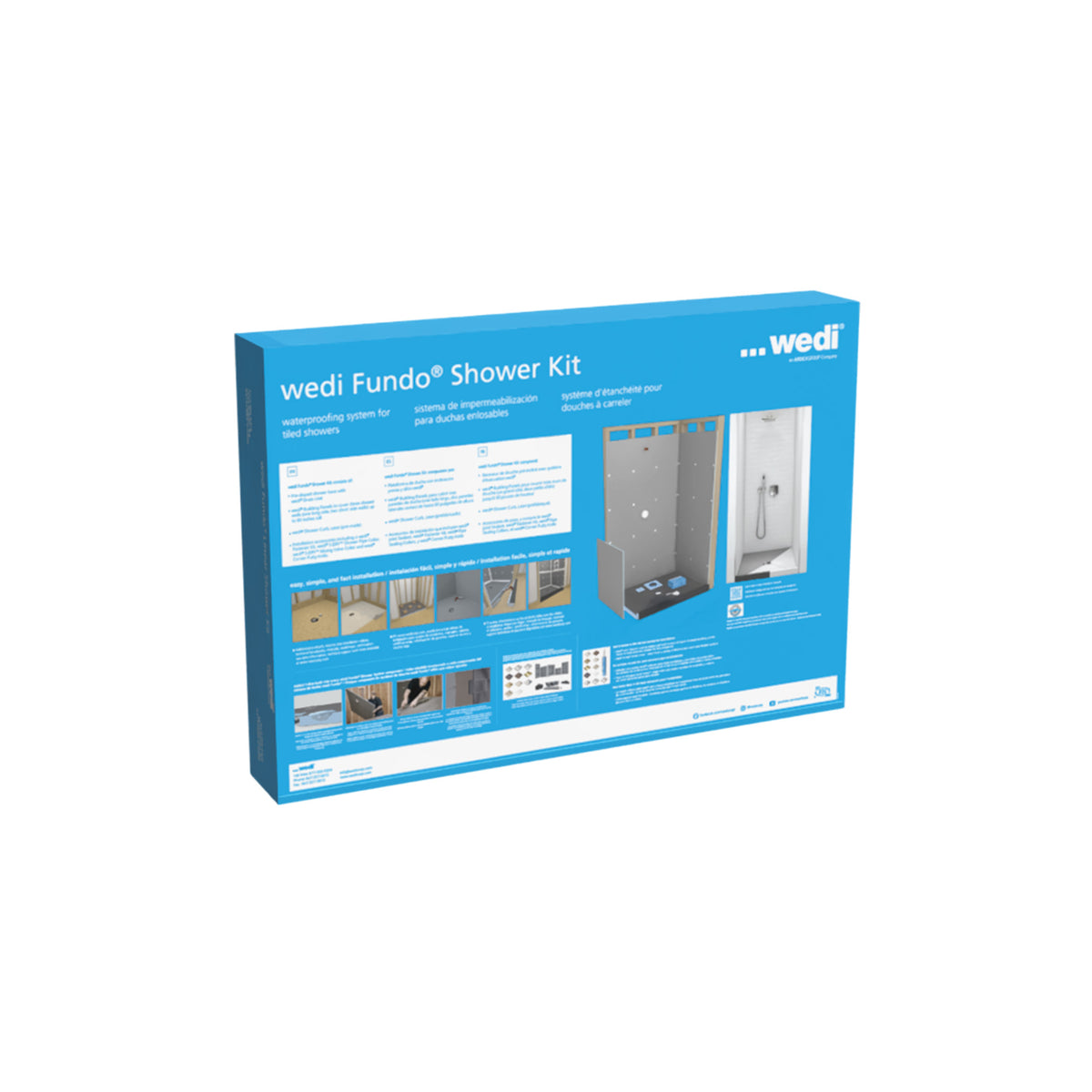 wedi Fundo Shower Kits