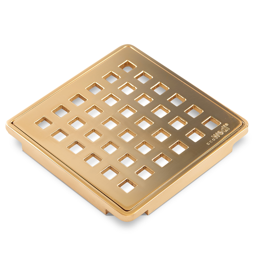 Wedi Premium Drain Cover, Gold