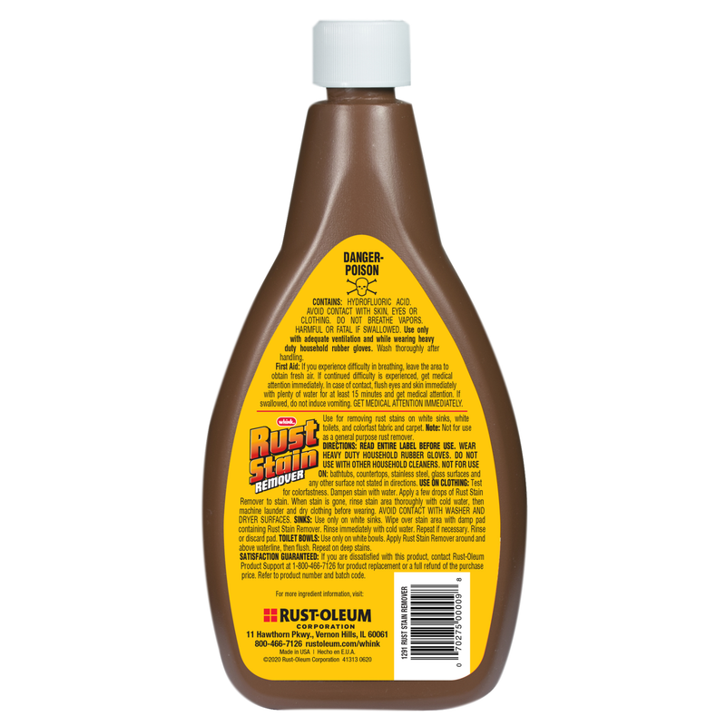 Whink Rust Stain Remover - Effective Stain Removal Formula