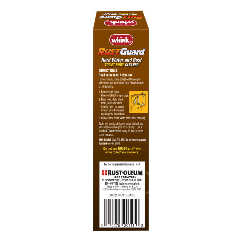 Whink RUSTGuard Tablets - Rust Stain Remover Tablets
