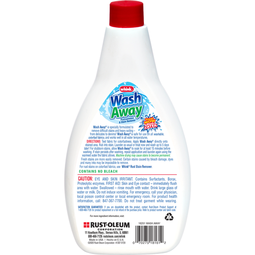 Whink Wash Away stain remover bottle